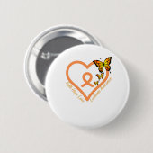 白血病がん認識度- Faith Hope Love 缶バッジ (正面&裏面)