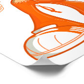 白血病が間違った女の子で乱れた.png ポスター (角)