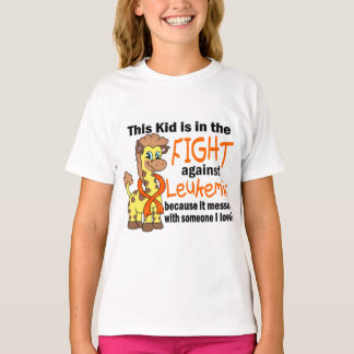 白血病に対する戦いの子供 Tシャツ