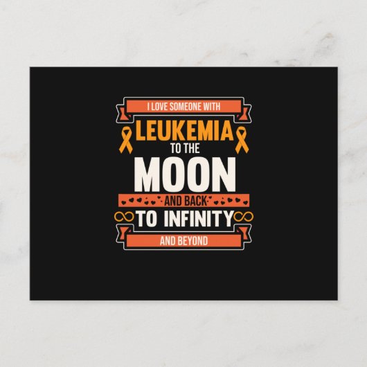 白血病のオレンジリボン認識度 インビテーションポストカード (正面)