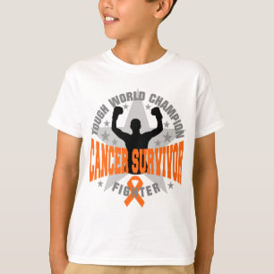 白血病の堅い世界のチャンピオンの生存者 Tシャツ