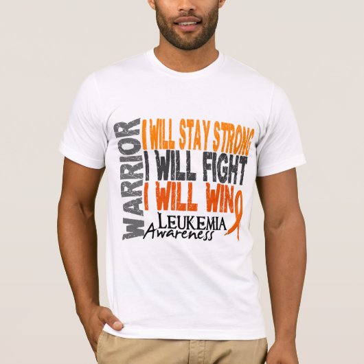 白血病の戦士 Tシャツ (正面)