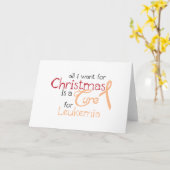 白血病の治療 カード (黄色い花)