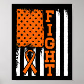 白血病の白血病がん贈与と闘う図 ポスター (正面)