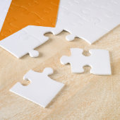 白血病の認識度のリボン ジグソーパズル (側面)