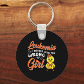 白血病は間違った女の子のヒック・アワレに狂った キーホルダー (正面)