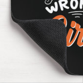 白血病は間違った女の子のヒック・アワレに狂った マウスパッド (コーナー)