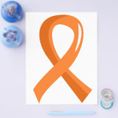 白血病オレンジリボン 3 チラシ (シングル)