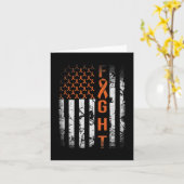 白血病リボンと戦うアメリカ国旗の白血病認識 カード (黄色い花)