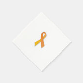 白血病リボンナプキン スタンダードカクテルナプキン (角)