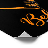 白血病信じ認識度オレンジリボン ポスター (角)