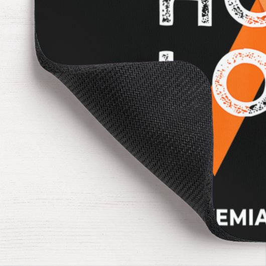 白血病信仰ホープラブオレンジリボン白血病Aw マウスパッド (コーナー)