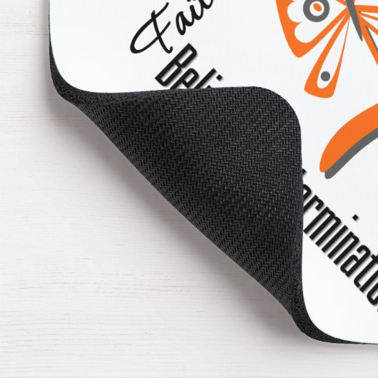 白血病信仰ホープラブバタフライ マウスパッド (コーナー)