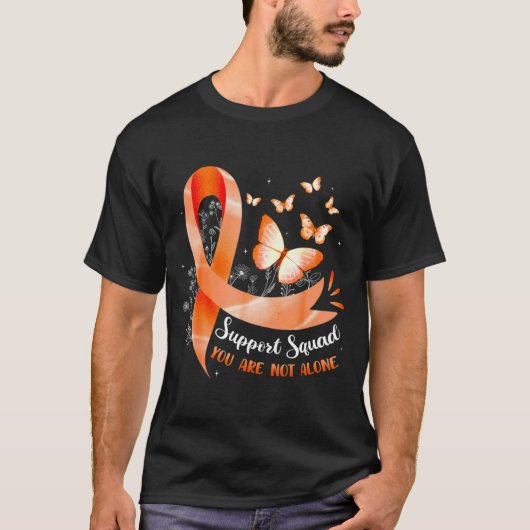 白血病啓発サポートチーム 孤独ではない メンズ Tシャツ (正面)