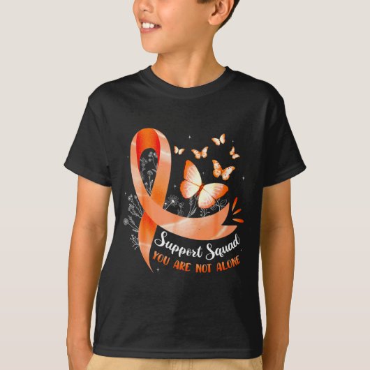 白血病啓発サポートチーム 孤独ではない メンズ Tシャツ (正面)