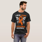 白血病啓発 オレンジを身につけよう Tシャツ (正面フル)
