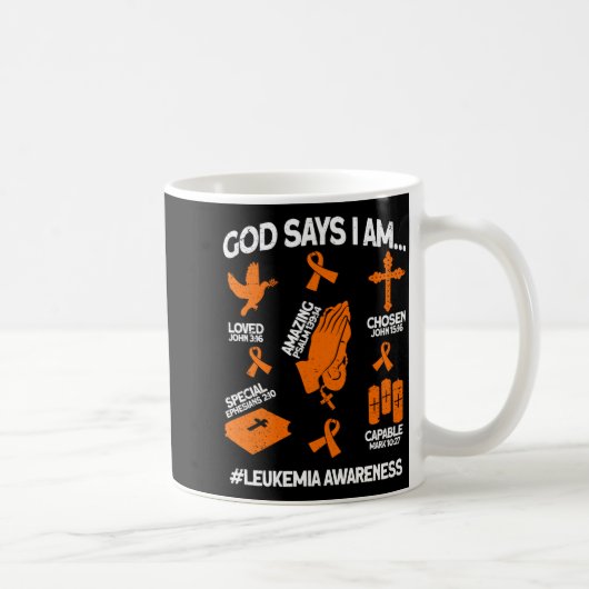 白血病啓発 クリスチャンTシャツ コーヒーマグカップ (右)