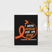 白血病彼女の戦いは私の戦い白血病認識度 カード (黄色い花)