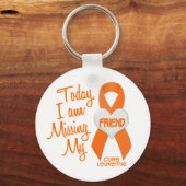 白血病恋しく思の私の友人1 キーホルダー (正面)