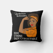 白血病戦士の不死癌の生存者Aw クッション (裏面)