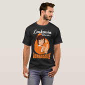白血病戦士の壊れない血液がん待ち時間 Tシャツ (正面フル)