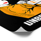 白血病戦士の破れない認識度ギフトティー ポスター (角)