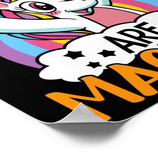 白血病戦士は魔法のユニコーン白血病Awa ポスター (角)