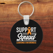 白血病戦士サポートスクワッド白血病がん阿波 キーホルダー (正面)