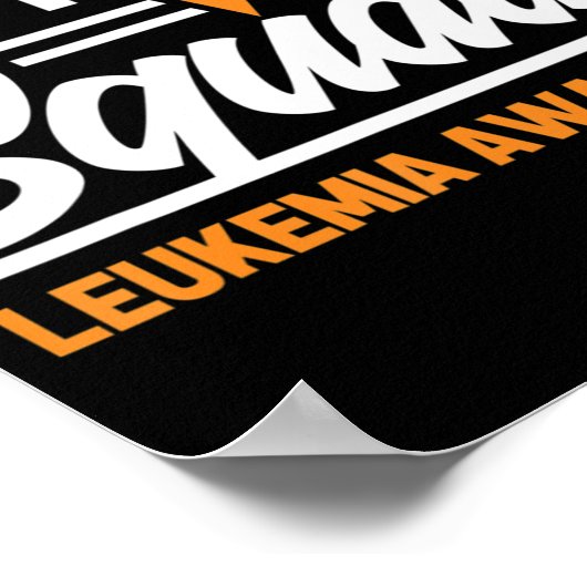 白血病戦士サポートスクワッド白血病がん阿波 ポスター (角)