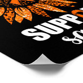 白血病支援スクワッドシャツ ポスター (角)