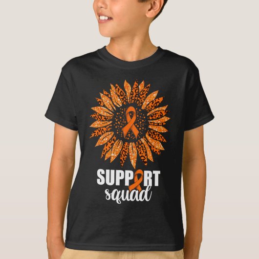 白血病支援スクワッドシャツ Tシャツ (正面)