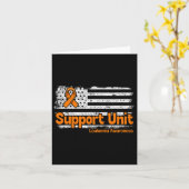 白血病支援ユニットフラグ 血液がん 白血病 A カード (黄色い花)