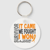 白血病生存私来が勝ったと戦った キーホルダー (正面)