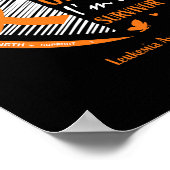 白血病生存者ギフト女性男性子供ママ姉 ポスター (角)