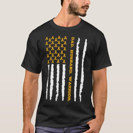白血病男性へ認識度 Tシャツ (正面)
