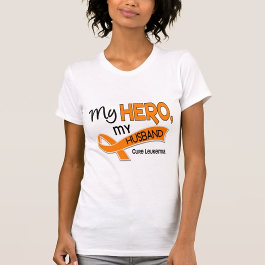 白血病私の英雄私の夫42 Tシャツ (正面)