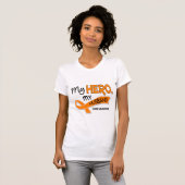 白血病私の英雄私の夫42 Tシャツ (正面フル)