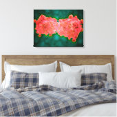 白血病細胞の顕微鏡的見解 キャンバスプリント (インサイチュ (寝室))