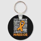 白血病血液がん戦士オレンジリボン倉庫群 キーホルダー (裏面)