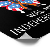 白血病血液がん米国アメリカ国旗Independent ポスター (角)