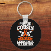 白血病誇りを持った戦士クズ認識度Rのいとこ キーホルダー (正面)