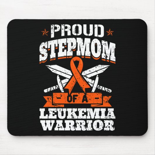白血病誇りを持った戦士認識度ブローの継母 マウスパッド (正面)