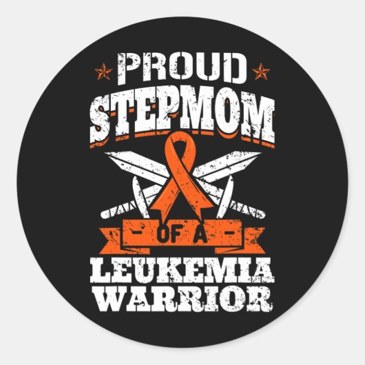 白血病誇りを持った戦士認識度ブローの継母 ラウンドシール (正面)