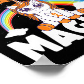 白血病認識度かわいい魔法のユニコーン血カンク ポスター (角)