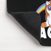 白血病認識度かわいい魔法のユニコーン血カンク マウスパッド (コーナー)