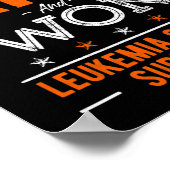 白血病認識度がんを克服した戦闘機 ポスター (角)