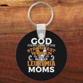 白血病認識度オレンジリボン キーホルダー (正面)