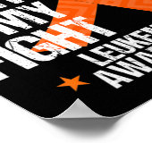 白血病認識度ソンファイトオレンジリボンギフト ポスター (角)