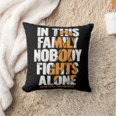 白血病認識度ファミリー支援白血病アワーン クッション (ブランケット)