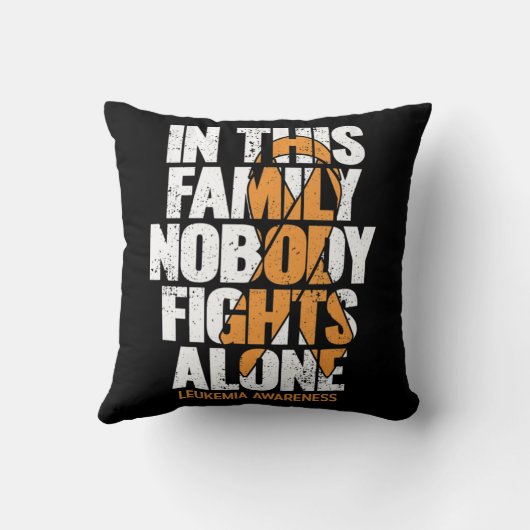 白血病認識度ファミリー支援白血病アワーン クッション (裏面)